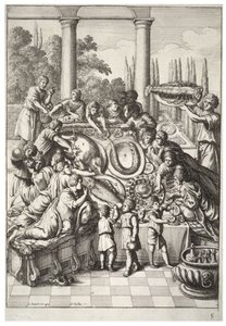 Banketten af Wenceslaus Hollar